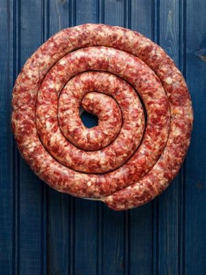  Cumberland Sausage: Un'esplosione di sapori rustici che incontrano l'eleganza del pepe nero!